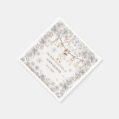 Winter Baby het is koud buiten Baby shower Servet (Hoek)