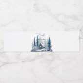 Winter Baby Het is koud buiten Baby shower Waterfles Etiket (Enkel label)