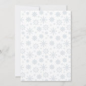 Winter baby het is koud buiten doucheuitnodiging kaart (Achterkant)