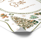 Winter Baby Het is koud Buiten Kaarten en geschenk Poster (Hoek)