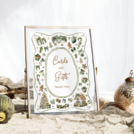 Winter Baby Het is koud Buiten Kaarten en geschenk Poster