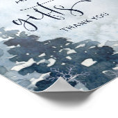 Winter baby Het is koud buiten Kaarten en gifs Poster (Hoek)