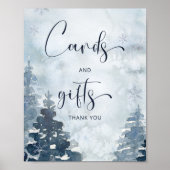 Winter baby Het is koud buiten Kaarten en gifs Poster (Voorkant)