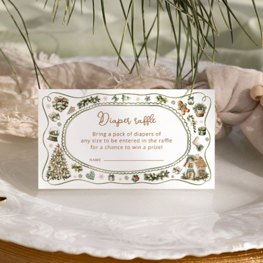 Winter Baby Het is koud buiten luierloof Informatiekaartje