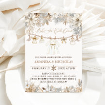Winter Baby Het Is Koud Buiten Meisje Baby Shower