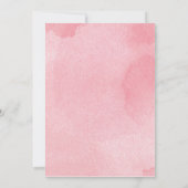 Winter Baby Het is koud buiten meisjes Baby shower Kaart (Achterkant)