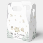 Winter Baby It's Cold Outside Baby Shower Snow Bedankdoosjes (Geopend)
