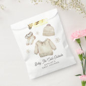 Winter Baby It's Cold Outside Baby Shower Snow Bedankzakje (Gezegeld)
