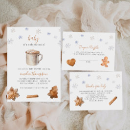 Winter Baby Luier Raffle Enclosure Kaart