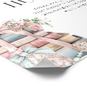 Winter Baby Meisje Douche Fopspeen Hunt Game Poster (Hoek)