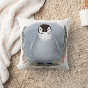 Winter Baby Penguin Sierkussen