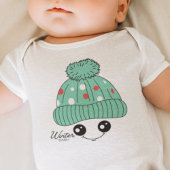Winter baby romper