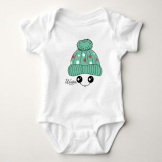 Winter baby romper