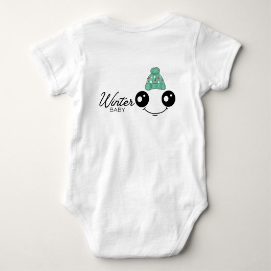 Winter baby romper (Achterkant)