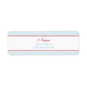 Winter Baby shower Adres Label