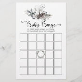 Winter baby shower baby bingo (Voorkant)