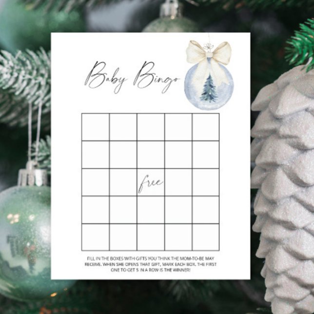 Winter baby shower Baby bingo spel (Creator heeft geüpload)