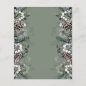 Winter baby shower baby name race game (Achterkant)