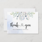 Winter baby shower bedankt (Voorkant)