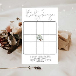 Winter Baby shower Bingo Game