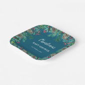 Winter Baby shower Blauw Papieren Bordje (Gebogen)