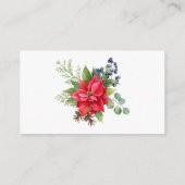 Winter Baby shower Book for Baby Enclosure Card Informatiekaartje (Achterkant)