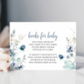 Winter Baby shower Book for Baby Informatiekaartje