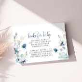 Winter Baby shower Book for Baby Informatiekaartje