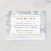 Winter Baby shower Books for Baby Book Request Informatiekaartje (Voorkant)