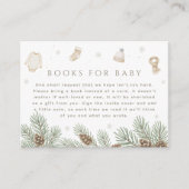 Winter Baby Shower Books for Baby Informatiekaartje (Voorkant)