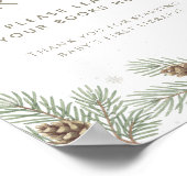 Winter Baby Shower Books for Baby Poster (Hoek)