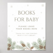 Winter Baby Shower Books for Baby Poster (Voorkant)