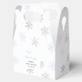 Winter Baby shower Dank u wel Bedankdoosjes (Geopend)