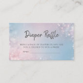 Winter Baby Shower Diaper Raffle Informatiekaartje (Voorkant)