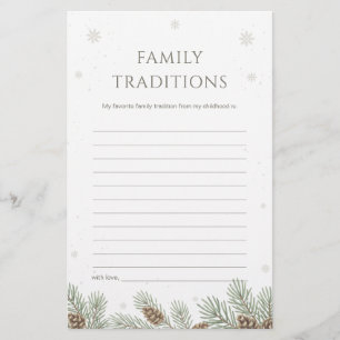Winter Baby Shower Familie Tradities Spel