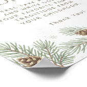 Winter Baby Shower Family Traditions Game Poster (Hoek)