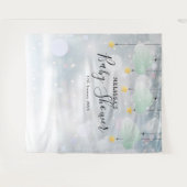 Winter Baby Shower Fotohal Backdrop Wandkleed (Voorkant (horizontaal))