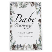 Winter Baby shower Gift Bag Medium Cadeauzakje (Voorkant)