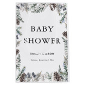 Winter Baby shower Gift Bag Medium Cadeauzakje (Voorkant)