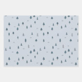 Winter Baby shower Gift Wrap voor jongens Inpakpapier Vel (Voorkant)