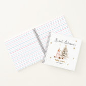 Winter Baby shower Guestbook Notitieboek (Binnen)