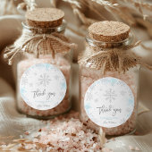 Winter Baby shower Het is koud buiten Ronde Sticker