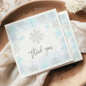 Winter Baby shower Het is koud buiten Servet