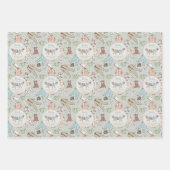 Winter Baby Shower Inpakpapier Set Vel (Voorkant)
