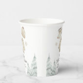 Winter Baby Shower It's Cold Outside Unisex Snow Papieren Bekers (Rechts)