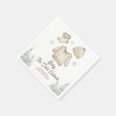 Winter Baby Shower It's Cold Outside Unisex Snow Servet (Hoek)