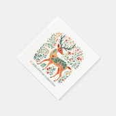 Winter Baby shower kerstvakantie Servet (Hoek)