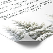 Winter Baby shower Late Night Luiers Teken Poster (Hoek)