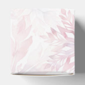 Winter Baby shower Meisje Roze Snowflake Bedankdoosjes (Bovenkant)