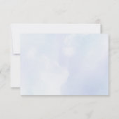 Winter Baby shower olifant Bedankkaart (Achterkant)